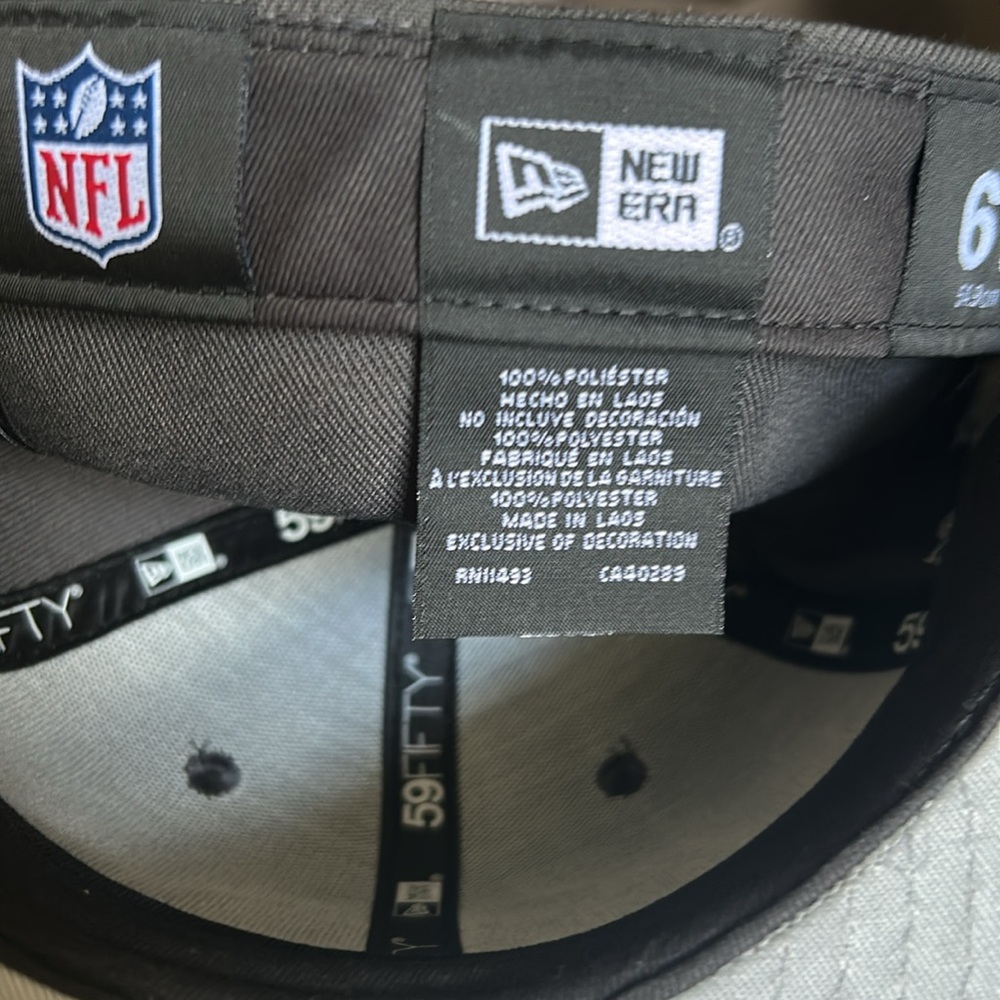 New era green bay packers fitted hat 6 7/8 - Picture 8 of 11